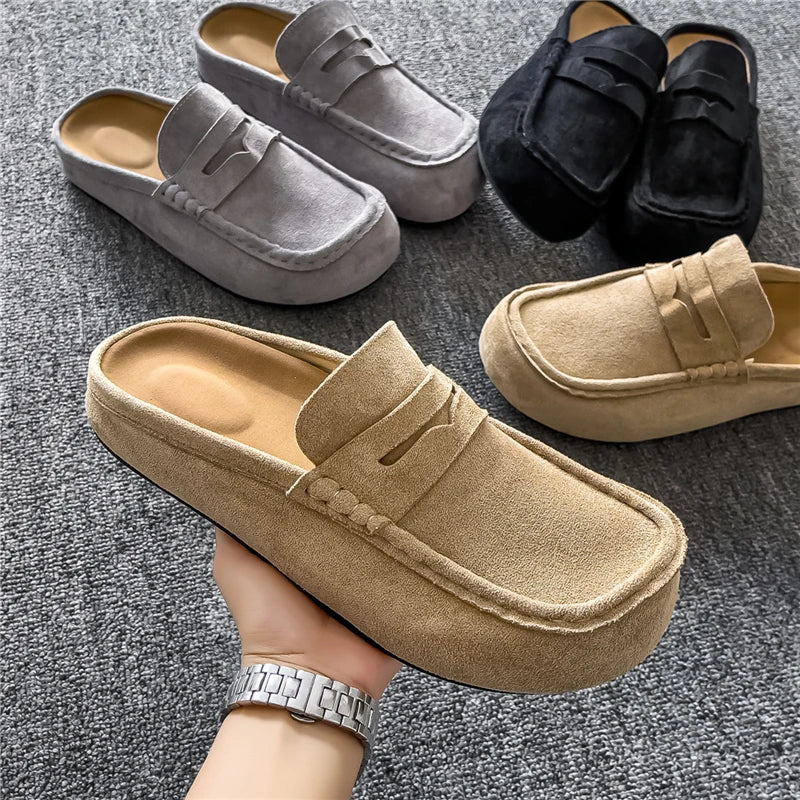Half Shoes for Men Mules Large Size