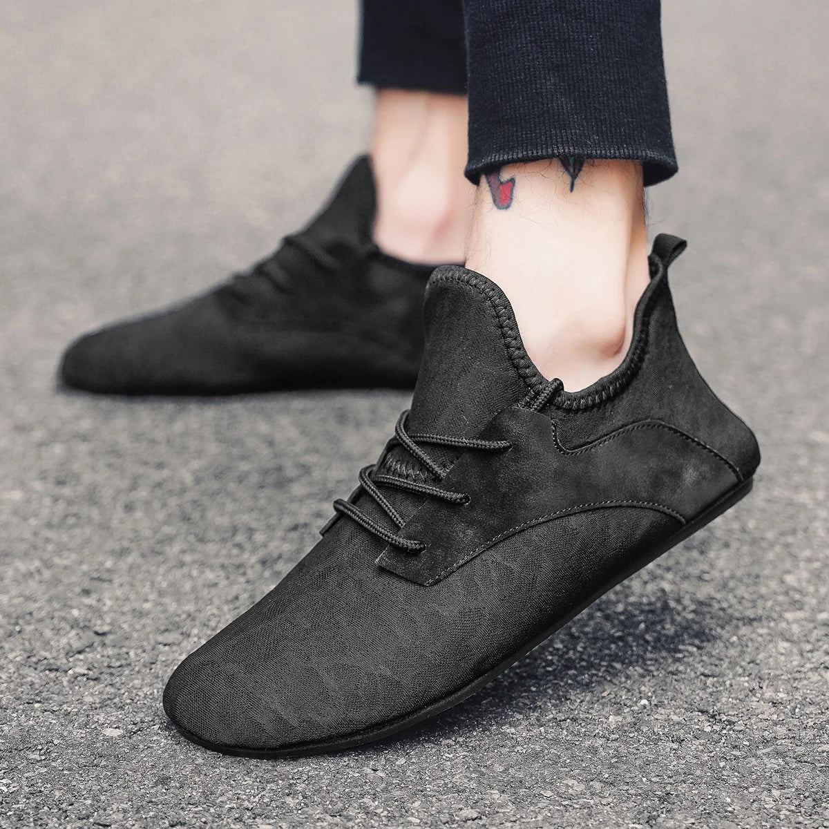 Spring and Summer Men's Loafers One-Piece Lazy