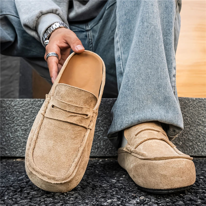 Half Shoes for Men Mules Large Size